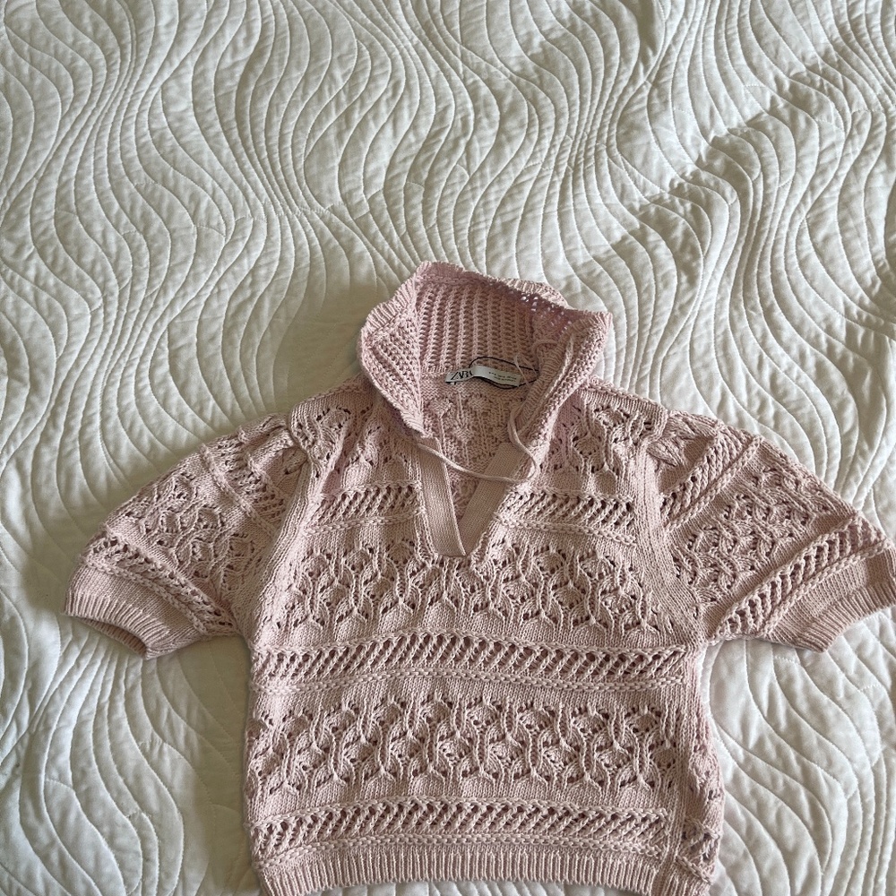 Zara women crop top size sm